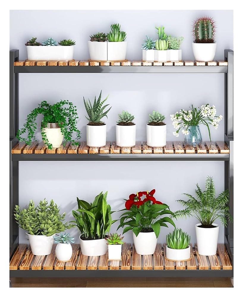 室内リビングバルコニー多層フロアタイプフラワーポットスタンド630 Amazon｜床から天井までの多層はしごフラワースタンド、リビング